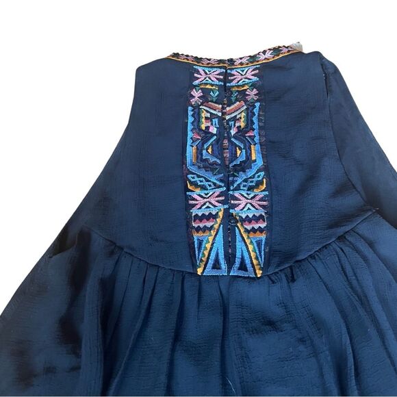 Zara NWOT Embroidered Halter Flowy Tank - Picture 10 of 12